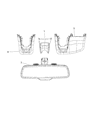 Jeep Cherokee Car Mirror Diagram - 68360854AA