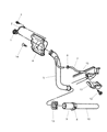 1988 Dodge Ram Wagon Fuel Filler Neck Diagram - 5217731
