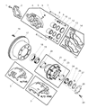 Ram Wheel Bearing Diagram - 5086982AA