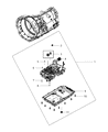 2012 Chrysler 300 Transmission Pan Diagram - 68142478AA
