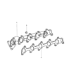 2002 Dodge Sprinter 2500 Exhaust Manifold Diagram - 5117523AA