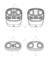 2005 Chrysler Pacifica Dome Light Diagram - XZ551L2AA