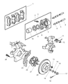 Dodge Durango Wheel Hub Diagram - V2508964AA