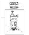 Jeep Fuel Sending Unit Diagram - 5161335AB