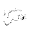 2020 Ram 1500 Transmission Oil Cooler Hose Diagram - 55056859AD