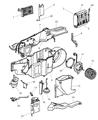 Dodge Durango Evaporator Diagram - 4885438AA
