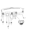 Jeep A/C Switch Diagram - 5091843AD