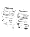 Chrysler Bumper Diagram - 5PP58TZZAD