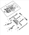 Ram 1500 Front Cross-Member Diagram - 68276716AA