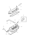 Chrysler Cirrus PCV Hose Diagram - MD306956