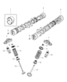 Dodge Dart Camshaft Diagram - 5047646AE