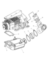 Chrysler Crossfire Air Intake Coupling Diagram - 5159313AA