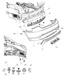 2014 Chrysler 200 Bumper Diagram - 68082030AD
