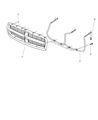Dodge Durango Air Deflector Diagram - 55055325AC