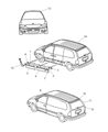 2000 Chrysler Town & Country Door Moldings Diagram - HU88XGR