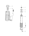 Jeep Cherokee Shock Absorber Diagram - 4897414AE
