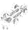 2017 Chrysler 200 Wheelhouse Diagram - 68235655AD
