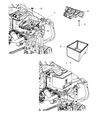 Jeep Compass Battery Tray Diagram - 5115730AF