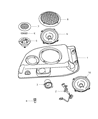 Jeep Wrangler Dome Light Diagram - 56047114AC