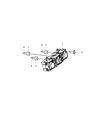 Dodge Sprinter 2500 A/C Switch Diagram - 68012691AA