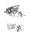 2007 Jeep Grand Cherokee Engine Mount Diagram - 52124579AA