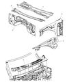 Jeep Commander Dash Panels Diagram - 55394100AH