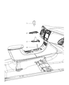 Chrysler 200 Automatic Transmission Shifter Diagram - 5106010AF
