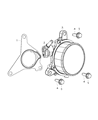 2022 Jeep Compass Vacuum Pump Diagram - 5048401AD