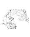 Chrysler PT Cruiser Engine Mount Diagram - 4668718AD