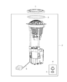 Jeep Liberty Fuel Level Sensor Diagram - RL004936AC