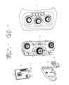Chrysler 200 A/C Switch Diagram - 68275367AA