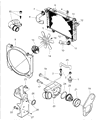 Dodge Ram 2500 Engine Cooling Fan Diagram - 52028653