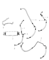 Dodge Challenger Power Steering Hose Diagram - 4584563AD
