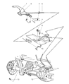 2001 Jeep Grand Cherokee Parking Brake Cable Diagram - 52128118AC