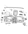 2005 Dodge Caravan Air Bag Diagram - 4680888AD