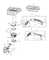 Dodge Dart Engine Cover Diagram - 4627875AG