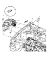 Chrysler Voyager Air Filter Box Diagram - 4861378AB
