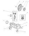 Chrysler Piston Diagram - 4852780AA