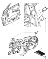 2004 Chrysler PT Cruiser Car Speakers Diagram - 4672552AA