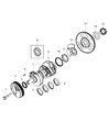 Ram Crankshaft Pulley Diagram - 68490015AA