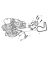 2006 Chrysler Sebring Drive Belt Diagram - 4861733AA