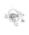 2020 Dodge Challenger Steering Wheel Diagram - 6WL511X9AA