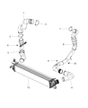 Ram Intercooler Diagram - 68198978AA