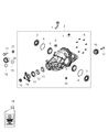 Dodge Durango Differential Bearing Diagram - 4862631AA