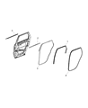 2020 Dodge Durango Door Seal Diagram - 55399187AG