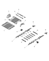 Ram ProMaster 3500 Axle Beam Diagram - 68134230AB