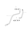 Chrysler Sebring Air Intake Coupling Diagram - 4792434AD