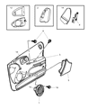 Dodge Intrepid Car Speakers Diagram - 56038410AC
