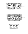 Jeep Commander A/C Switch Diagram - 55037979AD