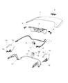 Chrysler 200 Trunk Lid Latch Diagram - 4589244AD